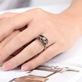 thumbnail image 5 of Snake Shape Cremation Urn Ring for Ashes Memorial Cremation Jewelry for Loved One Ashes Holder Keepsake Ring for Men Women NO.6-NO.10, 5 of 7