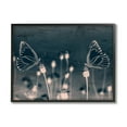 thumbnail image 2 of Stupell Industries Abstract Grey Butterflies Meadow Animals & Insects Painting Gray Framed Art Print Wall Art, 2 of 5