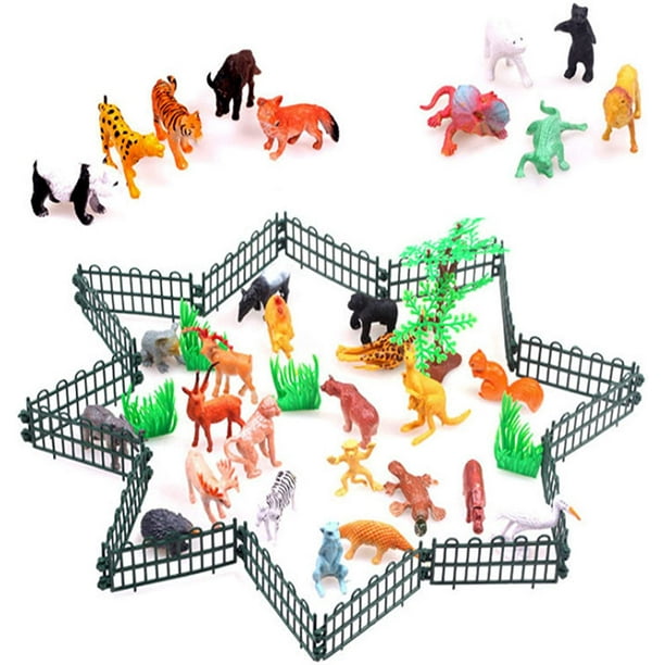 53 Piece Animal Figure Set for Preschool Classroom Learning