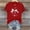 Red(New), variant on PNTUTB Fashion Versatile Women's Valentine's Day Print Casual Crew Neck Short Sleeve Comfort Loose T Shirt