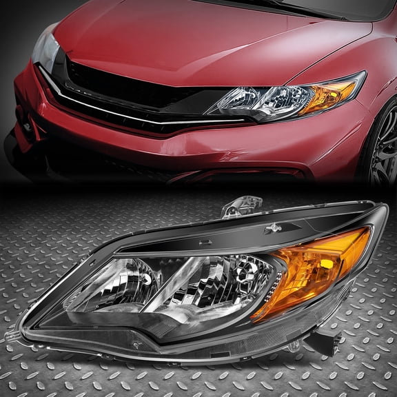 Nuvision for 2014-2015 Honda Civic Coupe Driver Side OE Style Headlight Chrome Housing