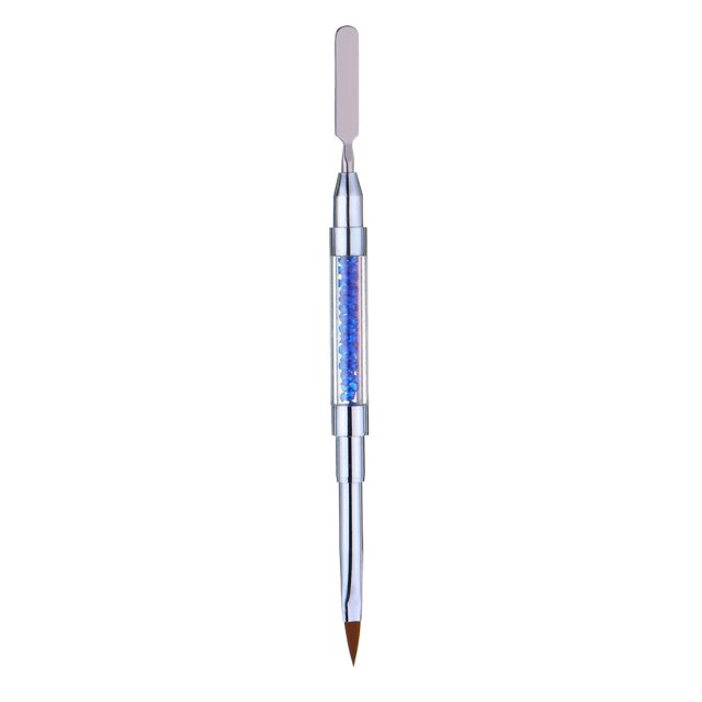Manicura DIY Polygel Brush Picker 2 en 1 Acrílico Gel Cepillo de dibujo de Azul Colcomx Pluma del cepillo del dibujo del arte del clavo
