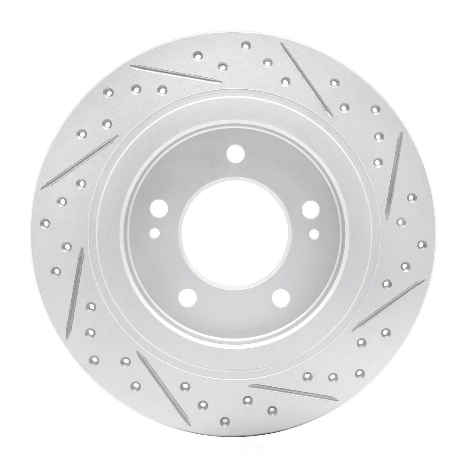Dynamic Friction Company 830-21014L DFC Geoperformance Rotor - Drilled and Slotted