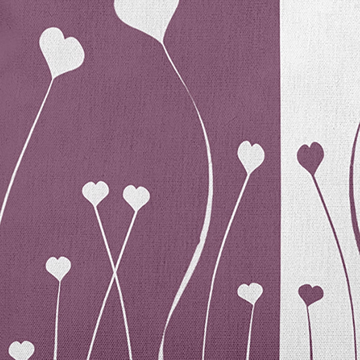 26" x 26" Simply Daisy Growing Love Polyester Accent Pillow, Muted Purple Qty 1