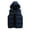 Dark Blue, variant on Men's Hooded Puffer Vest Sleeveless Zip Up Padded Jackets Coat Lightweight Quilted Gilet with Pockets