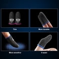 thumbnail image 3 of 5 Paires de Manchons de Protection pour Téléphone Portable Gaming Anti-Empreintes Respirants 24 Broches Tricotés Réutilisables Gants Rouges, 3 of 9
