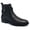 Black Leather, variant on AZAR MAN Men's Round Toe Genuine Leather Boots Buckle & Straps Ankle Fashion Black Suede 8.5