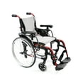 thumbnail image 1 of Silla de ruedas ergonómica ligera Karman S-ERGO 305 S-Ergo305Q18RS, 13 kg, ruedas de liberación rápida, armazón rojo rosa, asiento de 45 cm de ancho x 43 cm de profundidad, altura ajustable de fábrica, 1 of 5