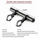 thumbnail image 3 of Aluminum Alloy Handlebar Ext Mount with Carbon Fiber Phone Holder for Cycling, 3 of 5