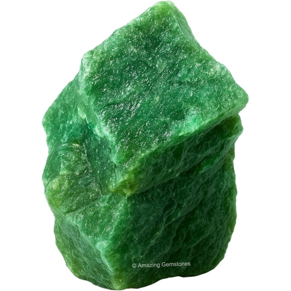 Dark Green Aventurine Raw Crystals and Healing Stones (1 Piece)