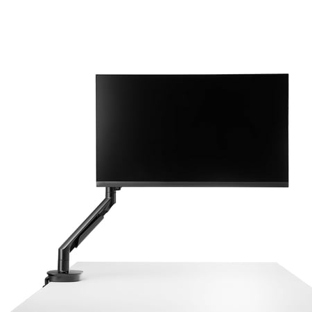 UPC: 0718103283496 | Staples Single Monitor Arm Mount Up to 30  Monitor Black (51728) ST51728-CC