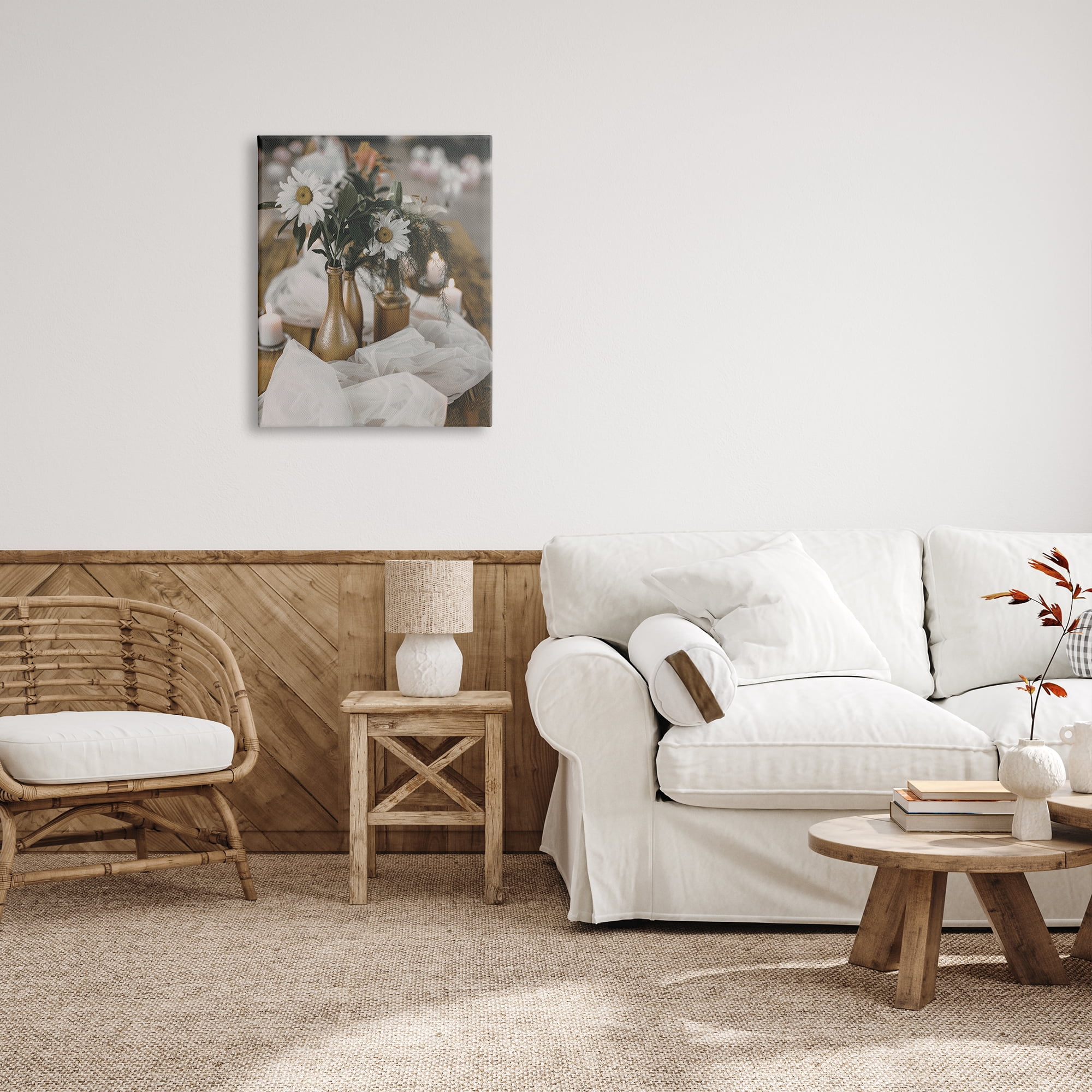 Stupell Industries Rustic Floral Still Life Botanical & Floral Photography Gallery Wrapped Canvas Print Wall Art, 24 x 30