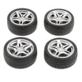 thumbnail image 2 of guohui 4x4pcs 1: 10 Racing Car 5 Spoke Rims & Rubber Tires 48mm, 2 of 8