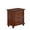 Walnut, variant on Hommoo Mid Century Modern 2 Drawers Nightstand with Charging Station & Outlet Hole, Wood End Table Side Stroage Cabinet for Bedroom Living Room, Brown & White