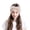 Beige, variant on Red Non-Slip Thick Hair Bands Polyester Large Thick Turban Head Wrap Headband, Boho Bandana Head Bands for Women's Hair, Non Slip Workout Yoga Hairband Hair Accessories One Size