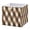 Brown Beige, variant on Fabric Open Basket Bins Foldable Storage Basket 2 Size Avliable Cute Woodland Animals