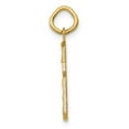 thumbnail image 2 of Finest Gold 17.88 mm 14K Gold Diamond Cut Number 6 Charm Pendant, Yellow - Medium, 2 of 3