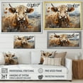 thumbnail image 4 of Designart "Cow In The pasture III" Animals Canvas Art Print, 4 of 5