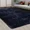 Dark Navy, variant on CAROMIO Plush Polyester Shag Area Rug 2'x 6' Fluffy Runner Rug Plush Decorative Runner Rug for Indoor Home Floor Carpet, Tie-dye Light Khaki