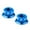 Blue, variant on Hub Nut M10 Folding Fixed Gear Bike Wheel Hubs Axle Screw Golden