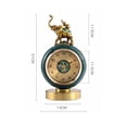 thumbnail image 2 of Ceramic Desk Clock Home Desktop Desktop Clock Silent Sitting Clock Office Clock Living Room TV Cabinet Desktop Decoration, 2 of 7