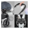 thumbnail image 4 of Carriola para Bebé Esquimal con Toldo Impermeable, Asiento Removible 360° y Ajustable a 3 Posiciones (Gris), 4 of 7