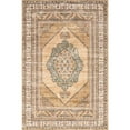 thumbnail image 6 of nuLOOM Hollyn Vintage Medallion Machine Washable Area Rug, 2' 6" x 8', Runner, Hollyn Light Brown, 6 of 9