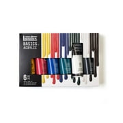 Liquitex BASICS Acrylic Paint Set, 4 Ounce Tubes, Assorted Color, Set of 6