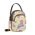 thumbnail image 7 of FORMRS Crossbody Bag for Women Quilted Travel Shoulder Cell Phone Purse with Chain Strap Handbag, Neon Skates, 7 of 7