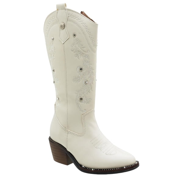 Bota Vaquera Para Niña Wildcat® Caña Alta Comodas Color Late beige 20