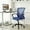 Blue, variant on Dkelincs Office Desk Chair Adjustable Mesh Mid Back Office Chair Ergonomic Computer Chair with Lumbar Support & Wheels, Blue