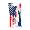 thumbnail image 4 of VKOYWKM Women's Red White and Blue Tank Tops American Flag Graphic Tank Shirts Holiday Crew Neck Sleeveless Shirt USA Flag Patriotic Tops, 4 of 4