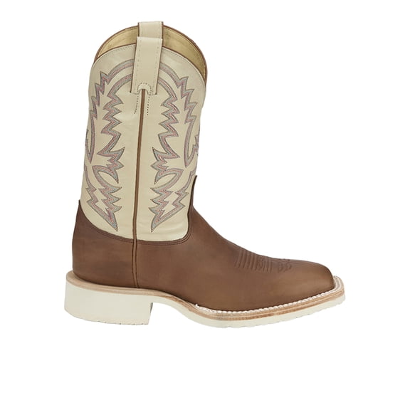 Justin Boots Mens Trainor Square Toe Pull On Cowboy Mid Calf Boots