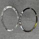 thumbnail image 5 of For MINI F55 F56 F57 03-18 Chrome Left Right Front Headlights Frame Headlight Eyebrow Ring Cover Tr, 5 of 5