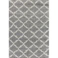 thumbnail image 1 of Dynamic Rugs CY358520901 2 ft. 7 in. x 5 ft. Crystal 8520 Rectangle Shag Rug - 901 Grey & Cream, 1 of 1