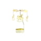 thumbnail image 4 of Candelabro Giratorio de 2 Piezas, Candelabro Giratorio de Metal , Portavelas de Luz de Té Romántico, Adorno para Mesa de Bar, Decoración Del , EstiloG Soledad Portavelas rotatorio, 4 of 10