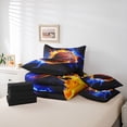 thumbnail image 6 of Castle Fairy Basketball Sport Twin Bedding Sets,Flame Lightning Bedding Comforter Set, 6 of 8