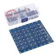 thumbnail image 1 of Kit De Bricolaje De Cubo LED, 8x8x8 Cubo De Luz 3D Kit De Bricolaje 64 PC LED Durable 9.3 Cm .0 Cm Práctico Para Audio Casero Para Video TV Video, 1 of 7