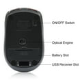 thumbnail image 3 of jesticaly Computer 2.4Ghz Wireless Optical Mouse Quick Speed Low Latency 6 Buttons Plastic Gaming Mice Desktop PC Portable Red 1Set, 3 of 6