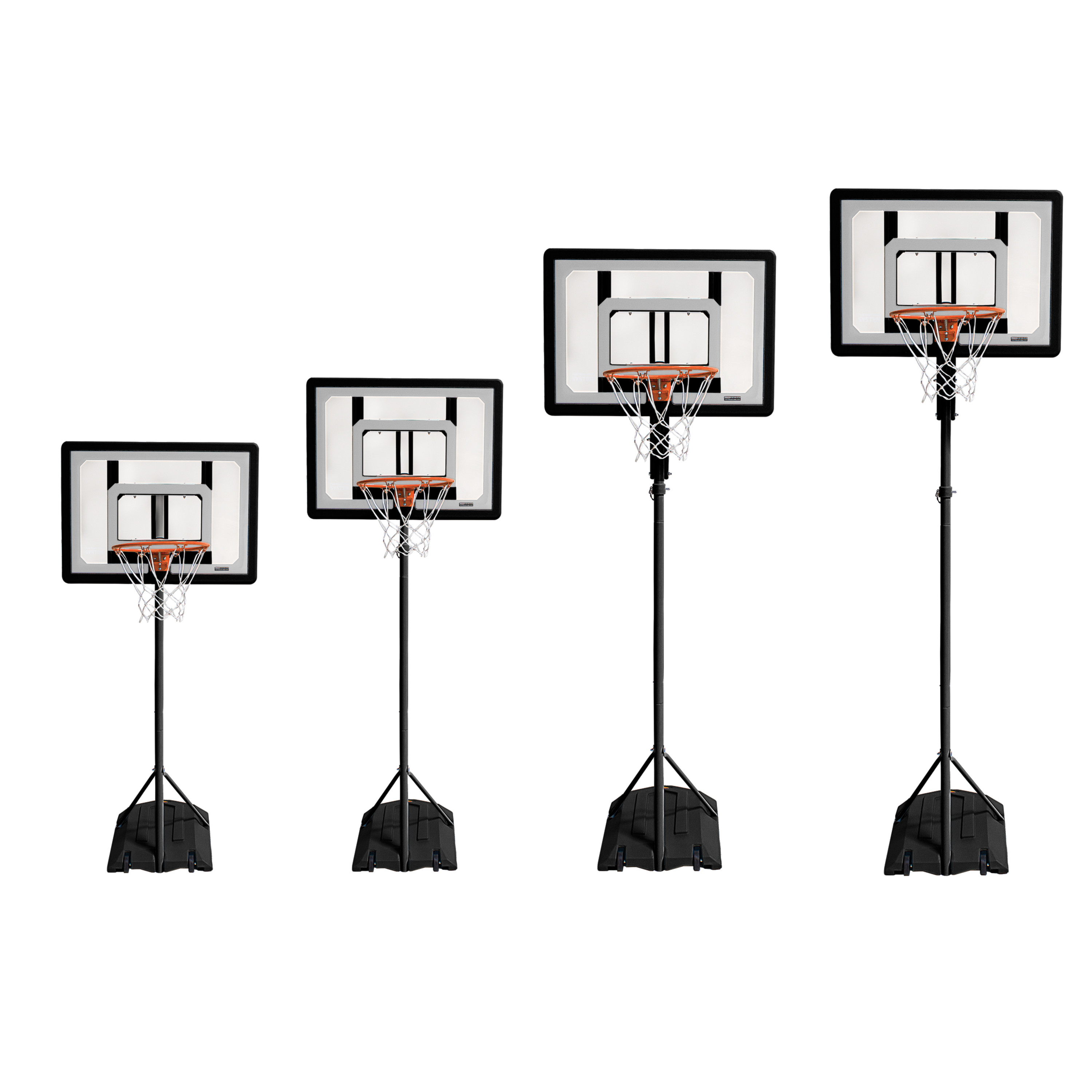 SKLZ Pro Mini Portable Basketball System Hoop with Adjustable Height 3.5 to 7 Ft., Includes 7 In. Mini Ball - image 4 of 12