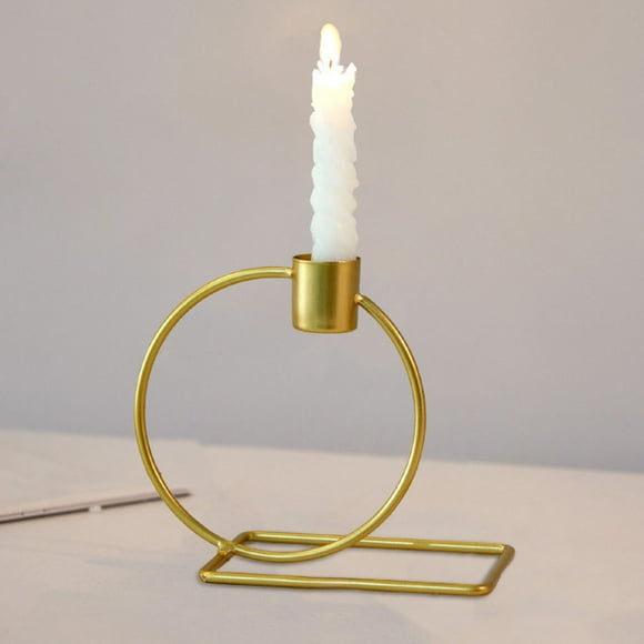 Living Room Table,Dining Room Table,Elegant Modern Geometric Metal Candle Stand Centerpiece for Living Room Dining Table Bedroom Wedding Decoration Sturdy Iron Frame,Dining Table Centerpiece