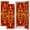 Color 1, variant on Coquette 2 Pcs School Locker Magnetic Wallpaper 12" x 36" Tropical Cocktail Pineapple Umbrella Glass Retro Style Reusable Removable Locker Accessories Back to School Supplies