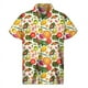 thumbnail image 3 of Camisa con estampado de vegetales creativos para hombre, ropa con estampado 3D, camisas hawaianas de verano, blusas de manga corta con botones y solapa suelta, blusa Aloha, 3 of 4