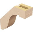 thumbnail image 5 of Ekena Millwork 3"W x 10"D x 10"H Del Monte Rough Cedar Woodgrain TimberThane Knee Brace, Primed, 5 of 6