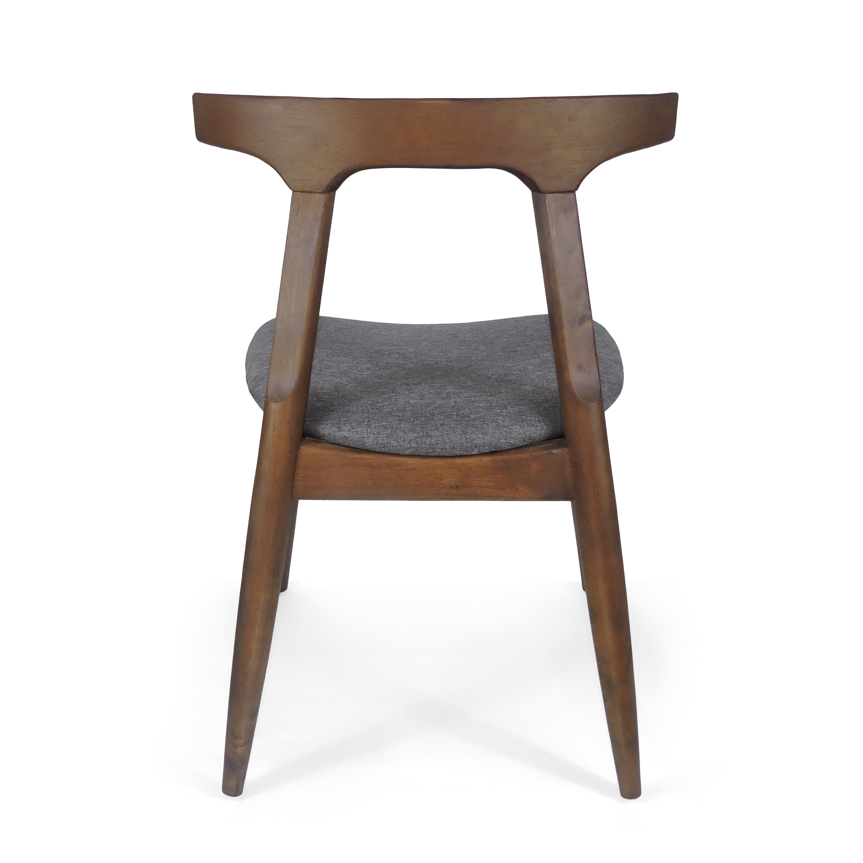EUROCO Solid Wood Dining Chairs Set of 2, Modern Minimalist Accent Chair Armless,Side Chair for Kitchen Living Room