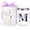 White-M, variant on A-Z Personalized  for Women, 12oz Insulated  Tumbler, A | Custom Personalized Cups, Floral Insulated  Glass, Thermal Stainless Steel Tumbler with Lid for Travel, Coffee