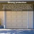 thumbnail image 3 of Sylvtty 4 Pcs Garage Door Seal Guards Metal Weatherproofing Shield Door Sweep Barrier with Adhesive Tape for Indoor Outdoor Home Garage, 3 of 6