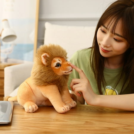 

Winter Savings Clearance! SuoKom Plush Simulation Lions Doll Toys Children s Holiday Gifts Rag Dolls Stuffed Animals Home Decoration Ornaments Photo Studio Props Gifts on Clearance