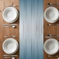 thumbnail image 4 of Table Runner 72 Inches Long for Kitchen Dining, Navy Blue Ombre Dresser Scarf Farmhouse, Dining Table Decorations for Wedding/Parties, Contemporary Gradient Abstract Art 14 x 72 In, 4 of 8