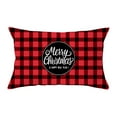 thumbnail image 1 of WIFKLSIIPG New Christmas Red Waist Pillowcase Home Accessories Sofa Pillow Cover Pillow, 1 of 7